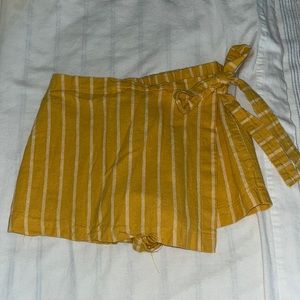 Forever 21 Yellow Skort